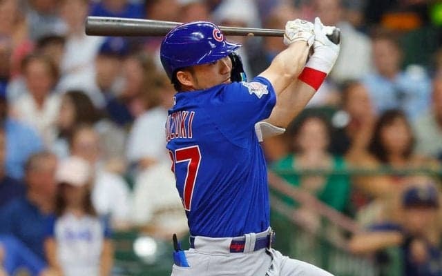 【MLB】鈴木誠也が絶好調、二塁打2本で3戦連続マルチ　自己新10戦連続安打…8月打率.368