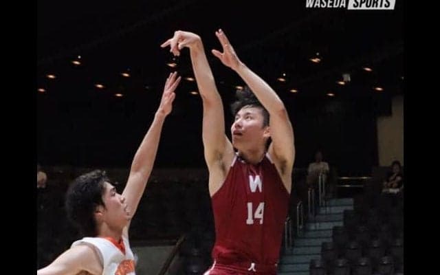 拓大の猛追振り切る　シューターの活躍で勝利