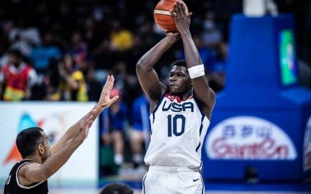 バスケW杯で3戦無敗のアメリカ、得点源を務めるエドワーズは「僕らが勝つと思う」