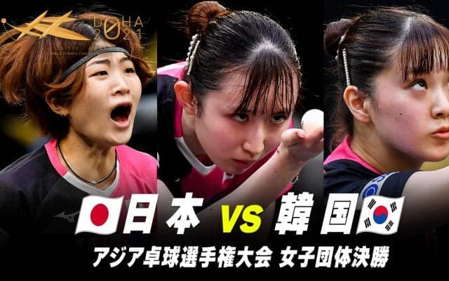 【女子団体決勝】日本 vs 韓国｜第25回アジア選手権大会