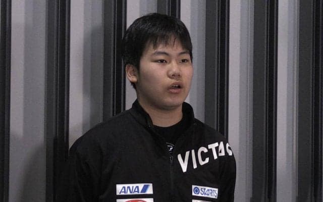 松島輝空 さらなる躍進へ「格上ばかりだが、向かっていく」【卓球 アジア選手権】