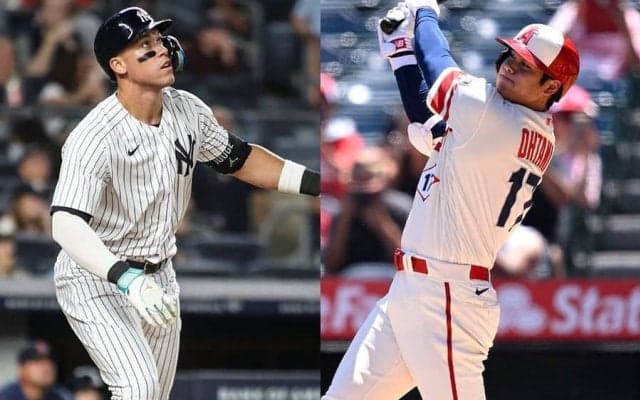 【MLB】大谷翔平のHR王も危うかった？　ジャッジだけ独り舞台…異次元すぎる「9.4」