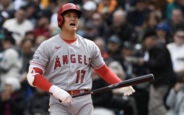 【MLB】大谷翔平、“真剣勝負放棄”の2敬遠含む3四球に場内騒然　今季ワースト9試合本塁打なしでエ軍も借金「8」