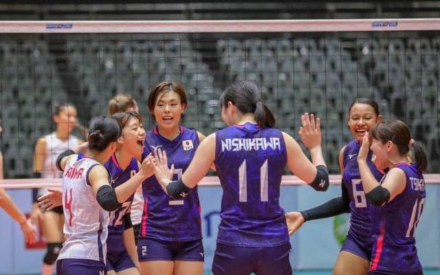 アジア女子選手権　日本は2次リーグ初戦でカザフスタンにストレート勝利