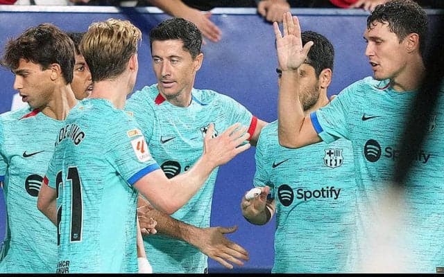 オサスナに薄氷勝利のバルセロナが3連勝！　フェリックスら新戦力3人もデビュー【ラ・リーガ】