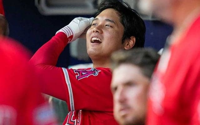 【MLB】口開け大爆笑「無邪気さかわいい」　大谷翔平が同僚に見せた表情は「癒される」