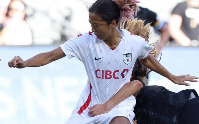 最後の仕上げを永里優季！GK起点に味方10人が組み立てに絡む鮮やか連係ゴール