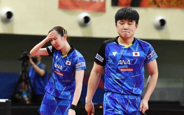 世界卓球銀メダルペア 張本智和・早田ひなが中国ペアに敗戦。ベスト8に終わる【卓球 アジア選手権】