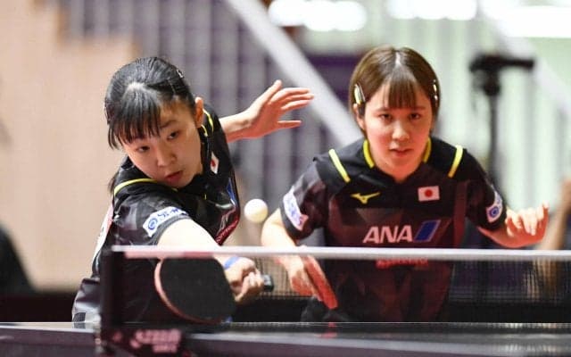平野美宇・張本美和 香港ペアに勝って8強進出！次戦は中国ペアと激突【卓球 アジア選手権】