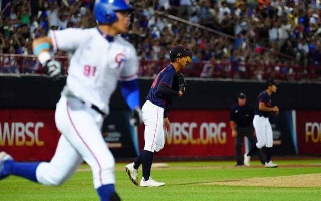 侍U-18、先制を許す　エース前田は今大会初失点…台湾ファンはスタンドで大絶叫