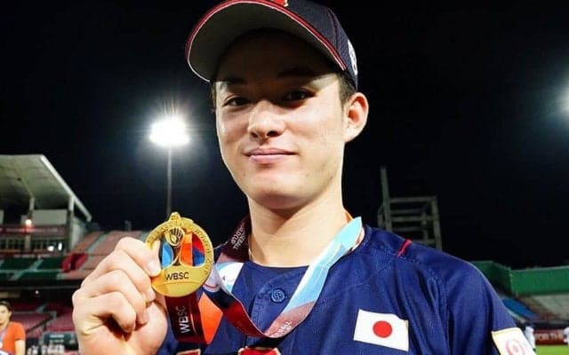 侍U-18丸田「世界一と日本一を獲れたの僕しかいない」　V会見で感慨「本当に幸せ者」