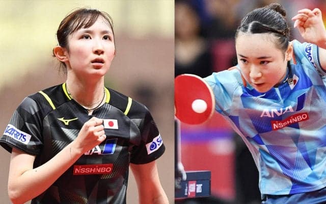 早田ひな6位、伊藤美誠7位 1つずつ順位を上げる＜卓球・女子 最新世界ランク＞