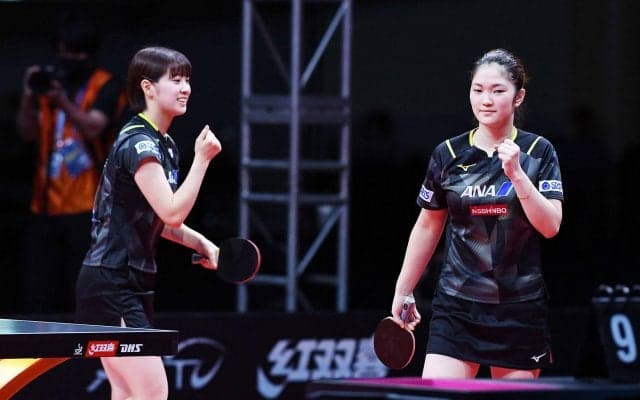 木原美悠・長﨑美柚 中国ペアに逆転負けも自信に「勝ちきれなかったところが悔しい」【卓球 アジア選手権】