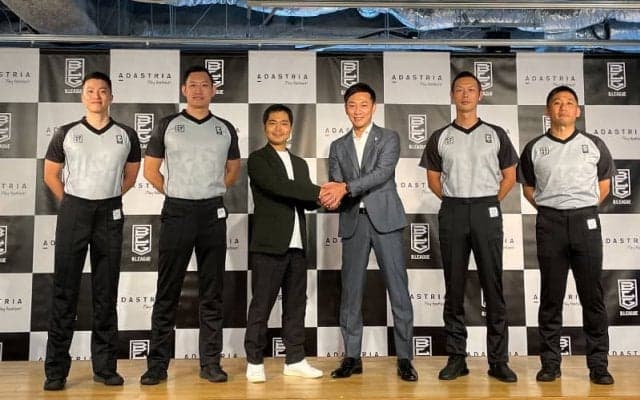 Bリーグとファッション業界で国内初の試み…アダストリア社「憧れ」込めた審判ウェア発表