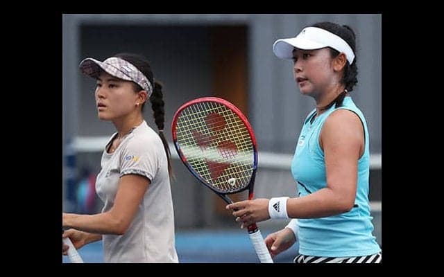 穂積/二宮組 日本対決制し4強