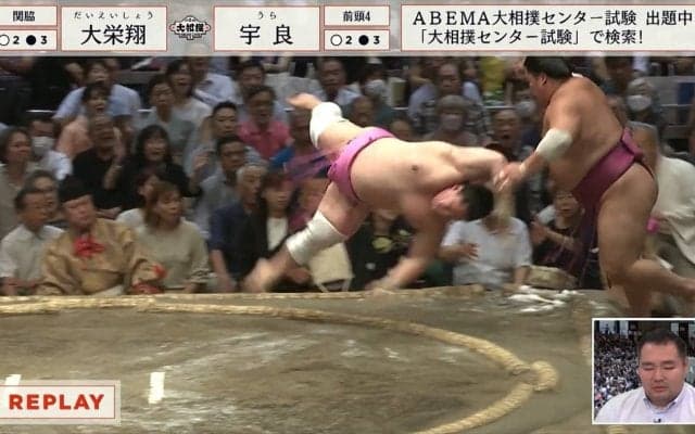 国技館の客を一瞬で笑顔に変えた！ 力士が魅せた魔法のような受け身 「宇良の相撲は楽しい」「お客さんもビックリ」