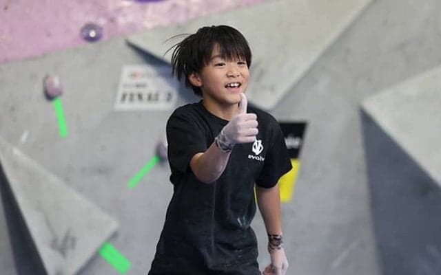 元日本代表を両親に持つ渡辺風馬らが大会初優勝【オリエンタルバイオ presents 第6回全国ボルダリング小学生競技大会】