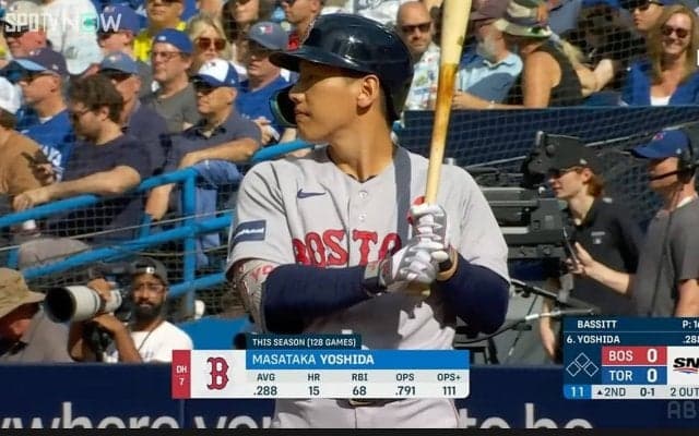 吉田正尚は4打数ノーヒットで打率.286に…9回に追いつかれたレッドソックスが延長13回で痛恨逆転負け　3連敗&借金1に