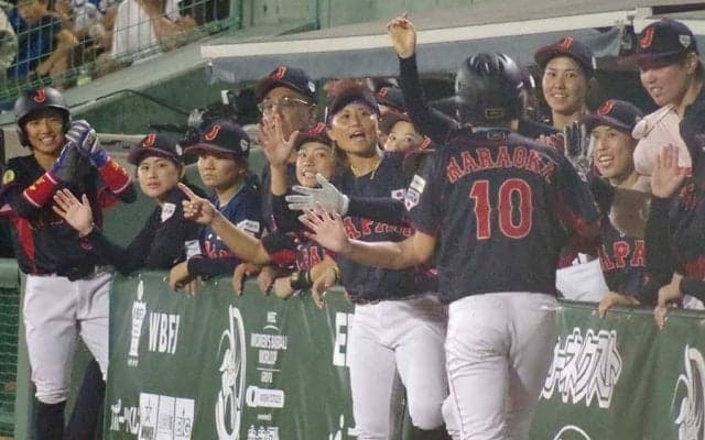【女子W杯】侍J女子が“有終”のコールド勝ち　5戦全勝で地元開催のグループB突破…川端が4打点