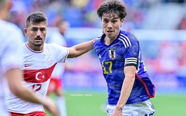 【欧州遠征を終えた田中碧の現在地(1)】「自分自身に課していきたい」トルコ戦で感じた、足りない部分。日本代表主将を務めるなど森保監督からの絶大なる信頼を受けながら
