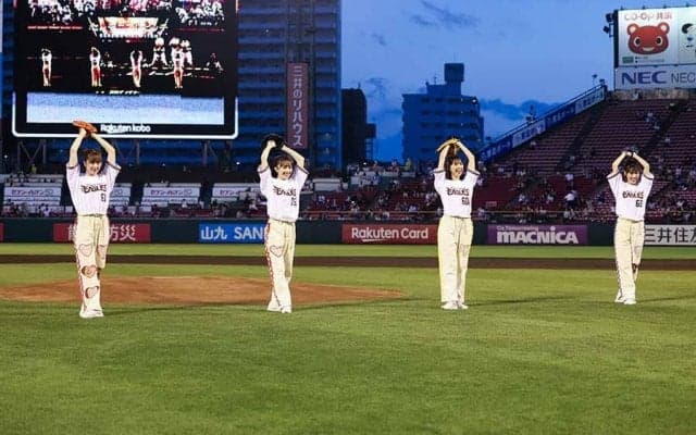 高城れにさん「私史上一番」　ももクロメンバーも会心…球場どよめいたシンクロ投球