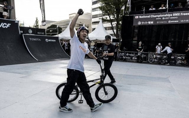 中村輪夢が前人未踏の大会5連覇、内藤寧々は2度目のタイトルを獲得「第7回全日本BMXフリースタイル選手権」フリースタイル・パーク種目