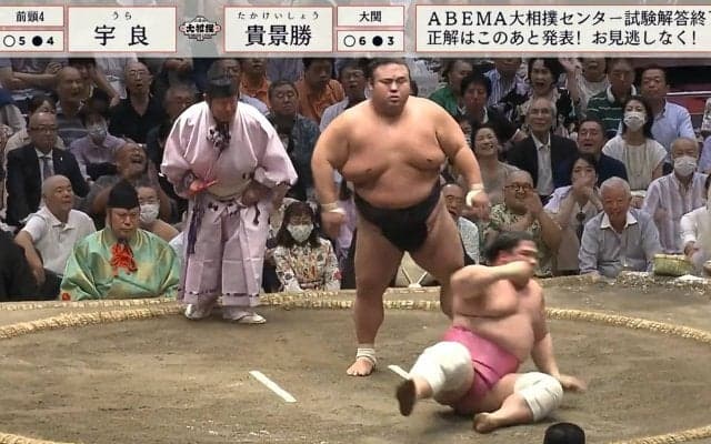 宇良がぐぬぬっ…貴景勝にはたき込まれた直後の表情に「その顔やめぇ」「くやしそう」 驚異的な大ジャンプで同体取り直しも苦杯