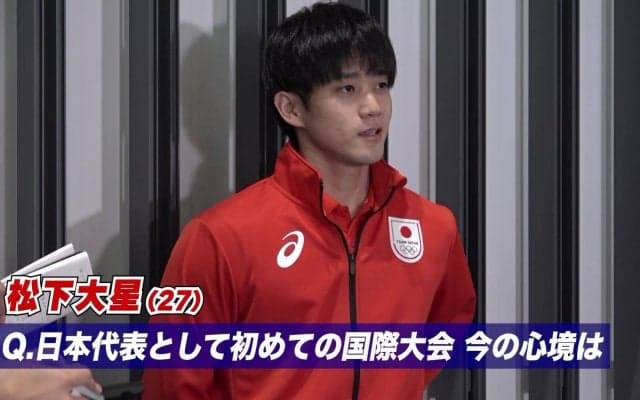 日本勢唯一のペンドラ・松下大星 代表初の国際大会「緊張より楽しみの方が強い」【アジア競技大会 卓球】