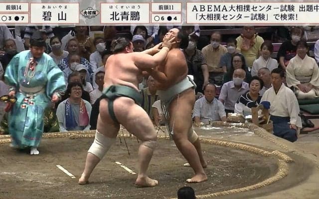 巨漢力士の“熊の手”に耐えた規格外の北青鵬 小兵の親方「相撲の基本が通用しない」と脱帽コメント