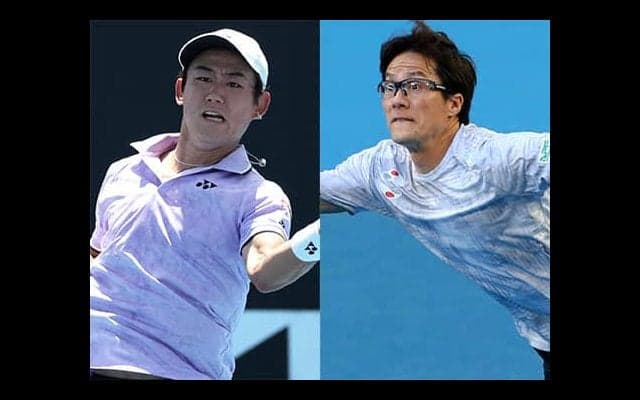 西岡良仁/松井俊英ペア 初戦敗退