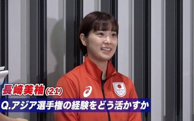 長﨑美柚 中国撃破へ「チームに貢献できる行動を。打倒中国で金メダルを目指す」【アジア競技大会 卓球】