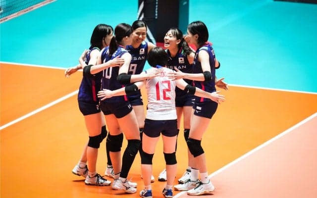 女子日本代表は古賀紗理那主将が18得点をあげてベルギーを下し開幕5連勝