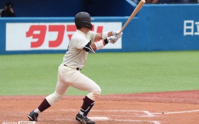 吉納値千金の決勝打！　全員の力で明大に競り勝つ／明大１回戦