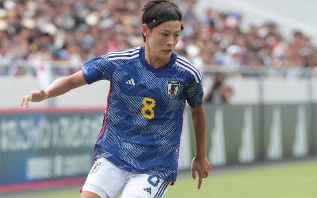 3トップの一角で存在感発揮のなでしこ猶本光、ポスト直撃のFKは「入るかなという感じだったんですけど…」