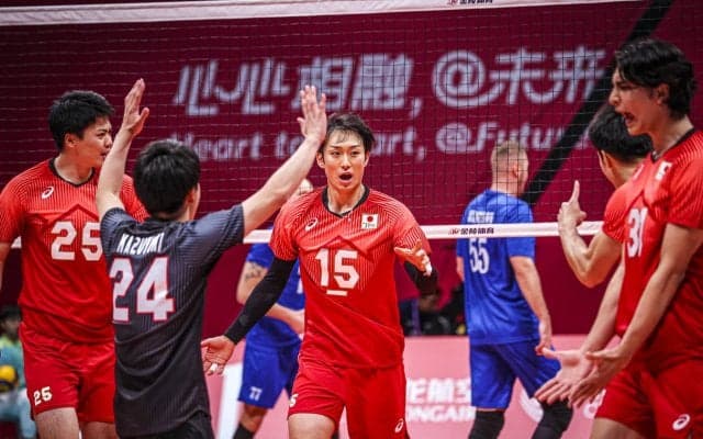 アジア競技大会　男子日本代表はインドをストレートで下しベスト4進出