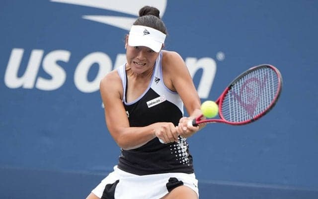 石井さやか、ジュニア最後のグランドスラムを終え「悔いが残る」。プロでは「武器のフォアハンドを生かしていきたい」