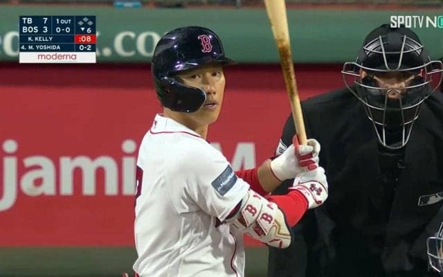 吉田正尚、二塁打放ち6試合連続安打で打率.288 チームは序盤の大量失点を猛追もわずかに届かず