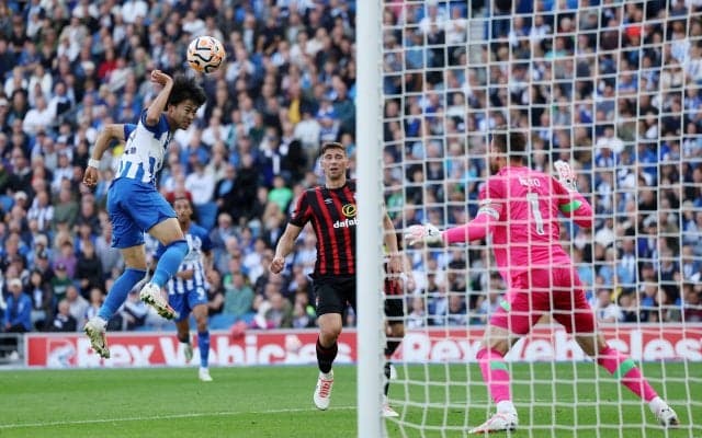 三笘薫のどんぴしゃヘッド弾をお膳立てした相棒・エストゥピニャンの“アシスト”がエグい！バネのような足腰の動きで繰り出した高精度のピンポイントクロス