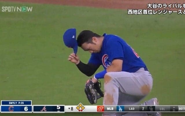 ワイルドカード争いの鈴木誠也が痛恨落球…打撃絶好調も敗戦に直結するエラーに西岡剛「照明と被ったんでしょう」