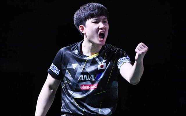 張本智和が世界4位 大きな変動はなし。日本勢2位は篠塚大登＜卓球・男子 最新世界ランク＞