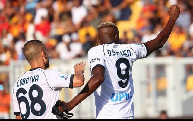 オシムヘンの2戦連発弾などナポリがレッチェに4発快勝、CLマドリー戦に弾み【セリエA】