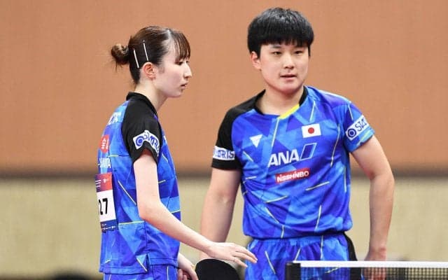 世界卓球銀メダルペアの張本智和・早田ひな 中国に敗れる。ベスト8で姿を消す【卓球 アジア競技大会】