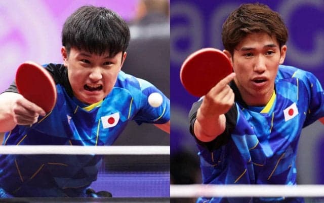 張本智和 ベスト8進出！水谷以来13年ぶりのメダル獲得に王手。吉村真晴はベスト16で敗退【卓球 アジア競技大会】