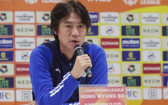 3年連続の川崎Fとの対戦に「十分理解している」と語るホン・ミョンボ監督、蔚山現代も連勝を目指す「中盤の戦いが重要」