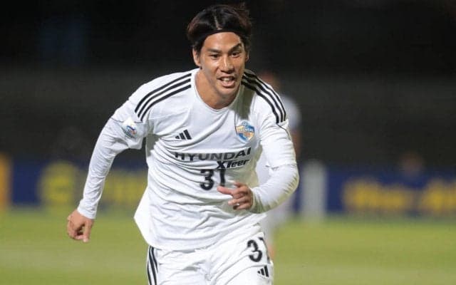 「Kリーグで頑張っているのを見せたかった」日本凱旋の江坂任、蔚山の攻撃の起点になるもアウェイで敗戦「最後は力の差」