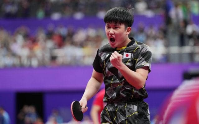 張本智和が4位で日本トップをキープ 篠塚大登34位 戸上隼輔41位＜卓球・男子 最新世界ランク＞