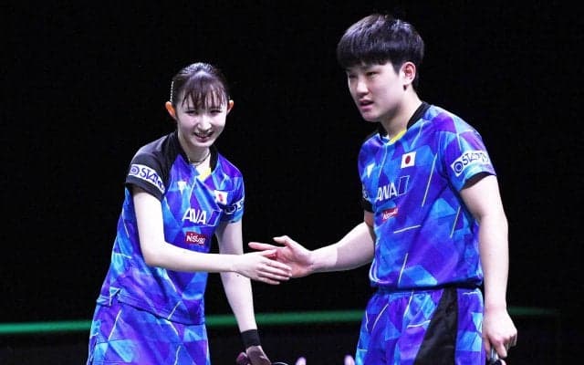 はりひな 完全アウェーで世界3位と7位の中国ペアを撃破！ベスト4入り【卓球 WTT蘭州】