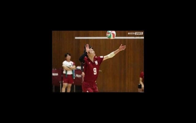 セッター浅野翼が躍動！　全員バレーで慶大に快勝する