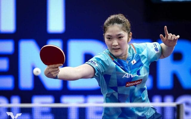 19歳・木原美悠 世界4位の中国選手を圧倒！ストレート勝利でベスト8進出【卓球 WTT蘭州】