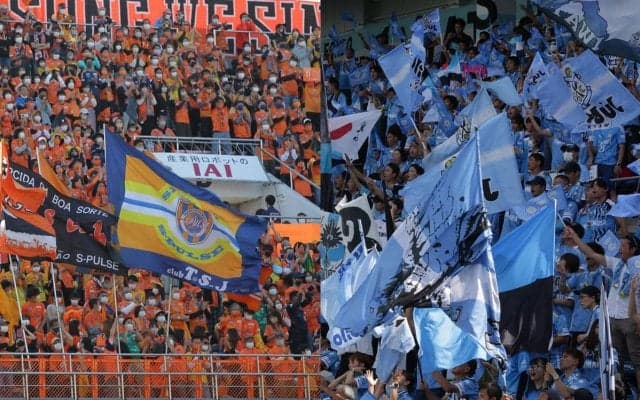 「美女揃いのダービー」「美女3人の女神揃い踏み」J1昇格争う“静岡ダービー”で両クラブアンバサダー対面！アウェイ磐田の2人は完全プライベートで登場「いい画だなぁ」